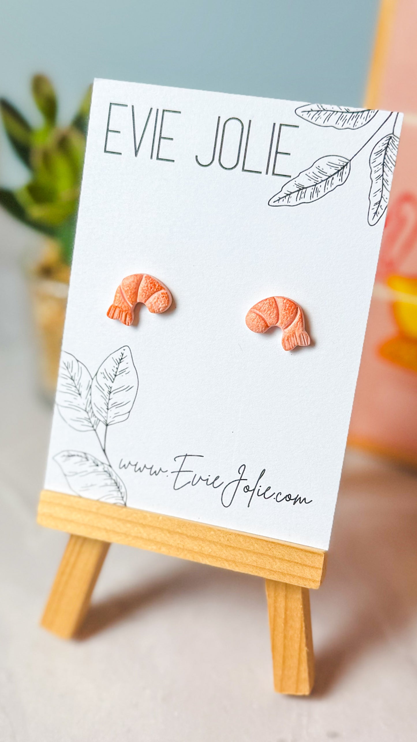 Tiny Shiny Shrimp | Studs