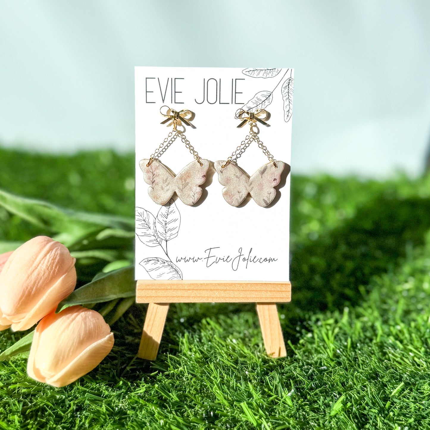 Floral Butterflies | Dangles