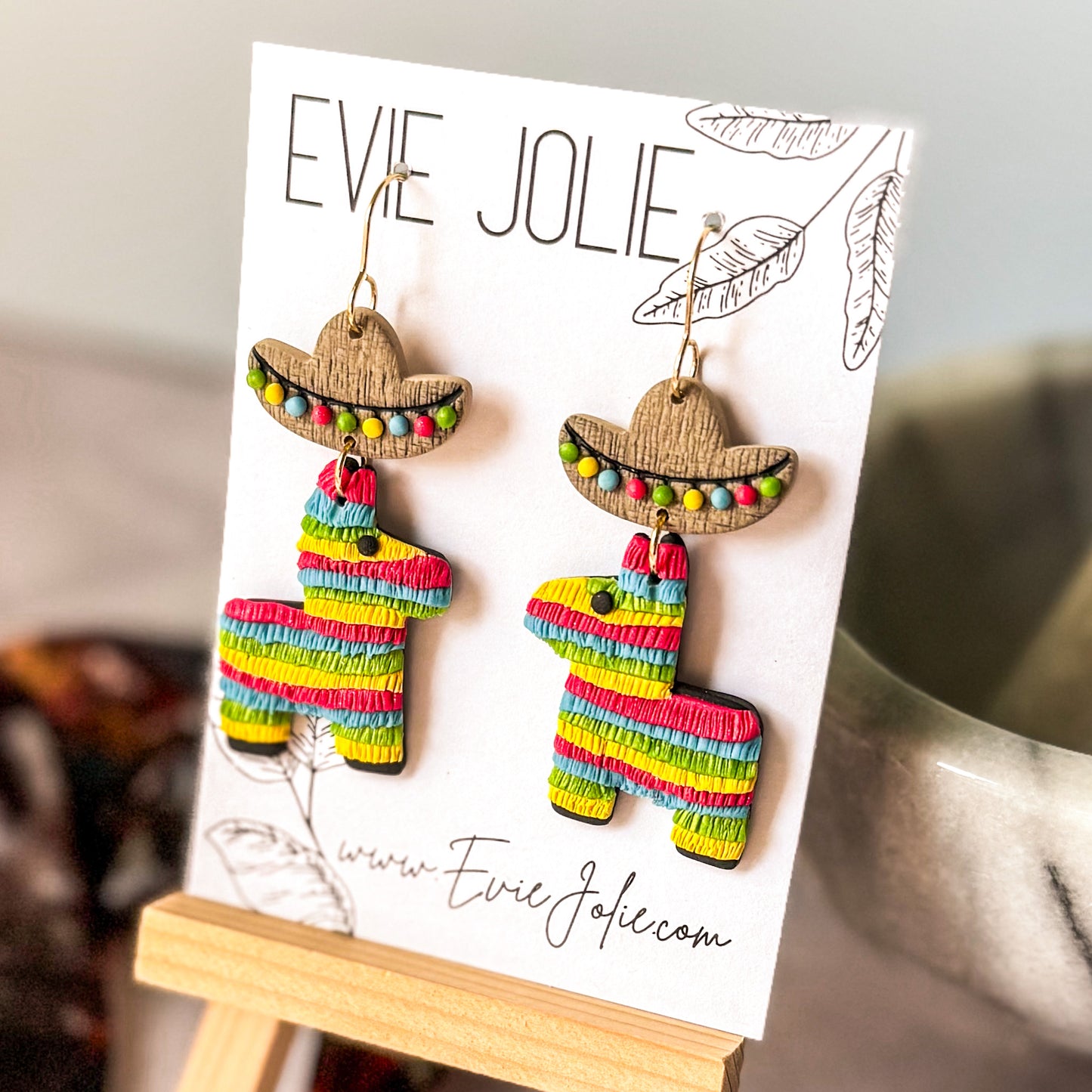 Fiesta Piñatas + Sombreros | Dangles