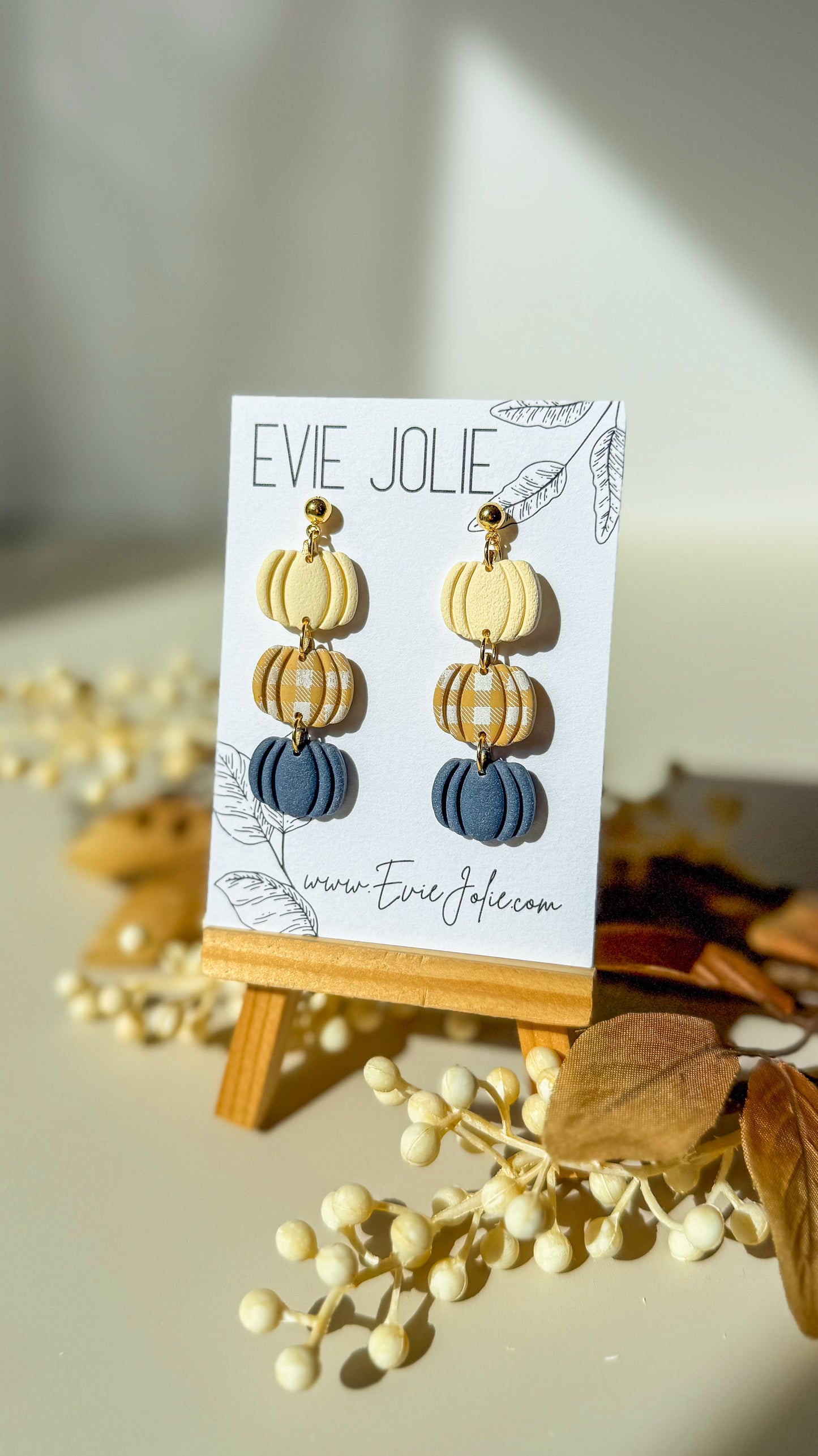 Trio Pumpkins | Mustard