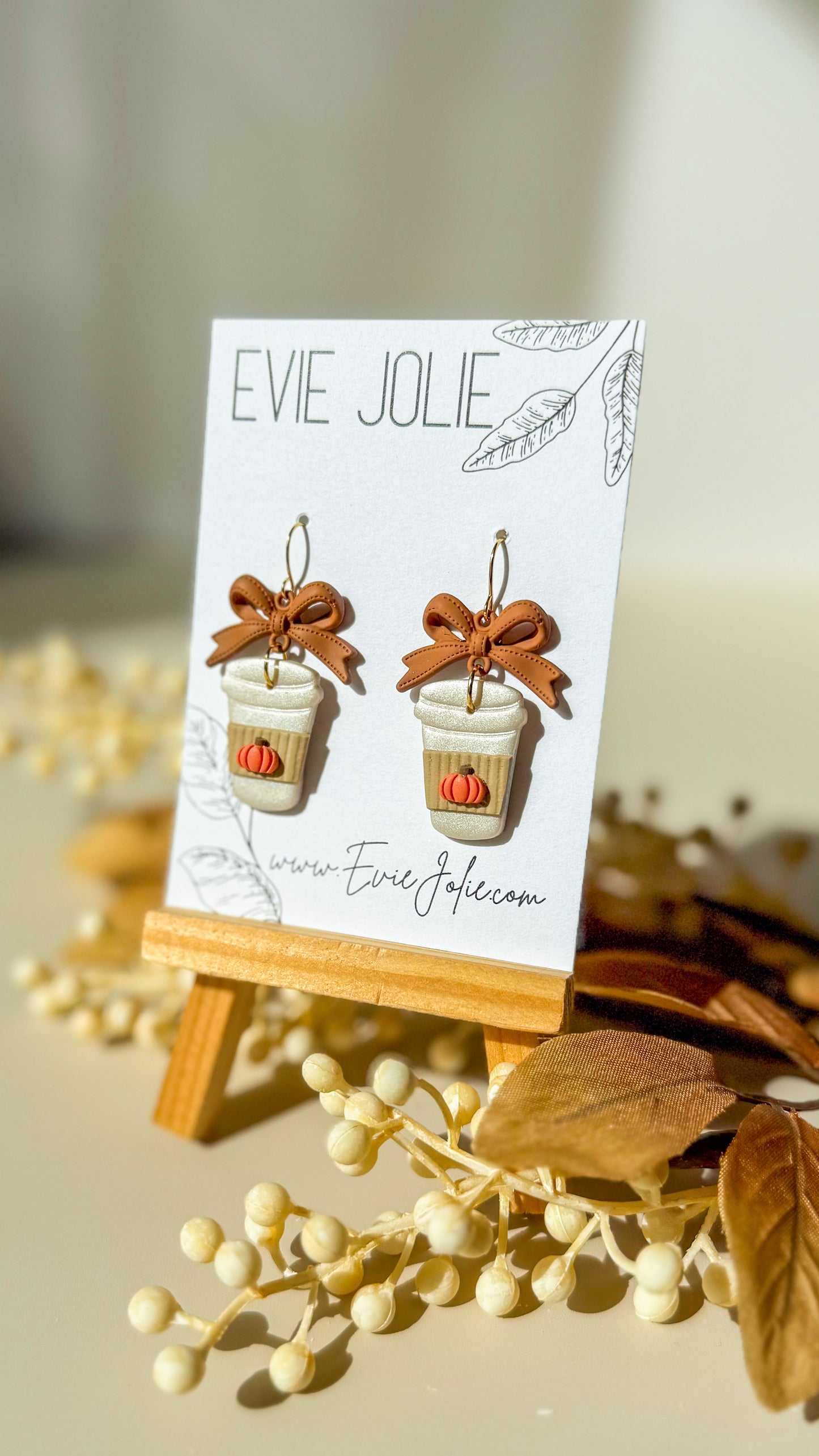 Pumpkin Spice Latte Lover | Dangles