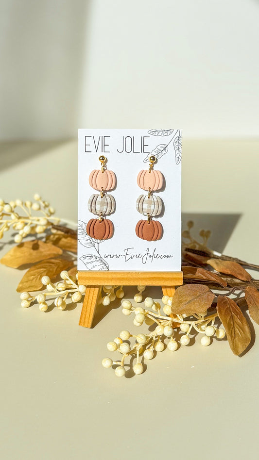 Trio Pumpkins | Chestnut