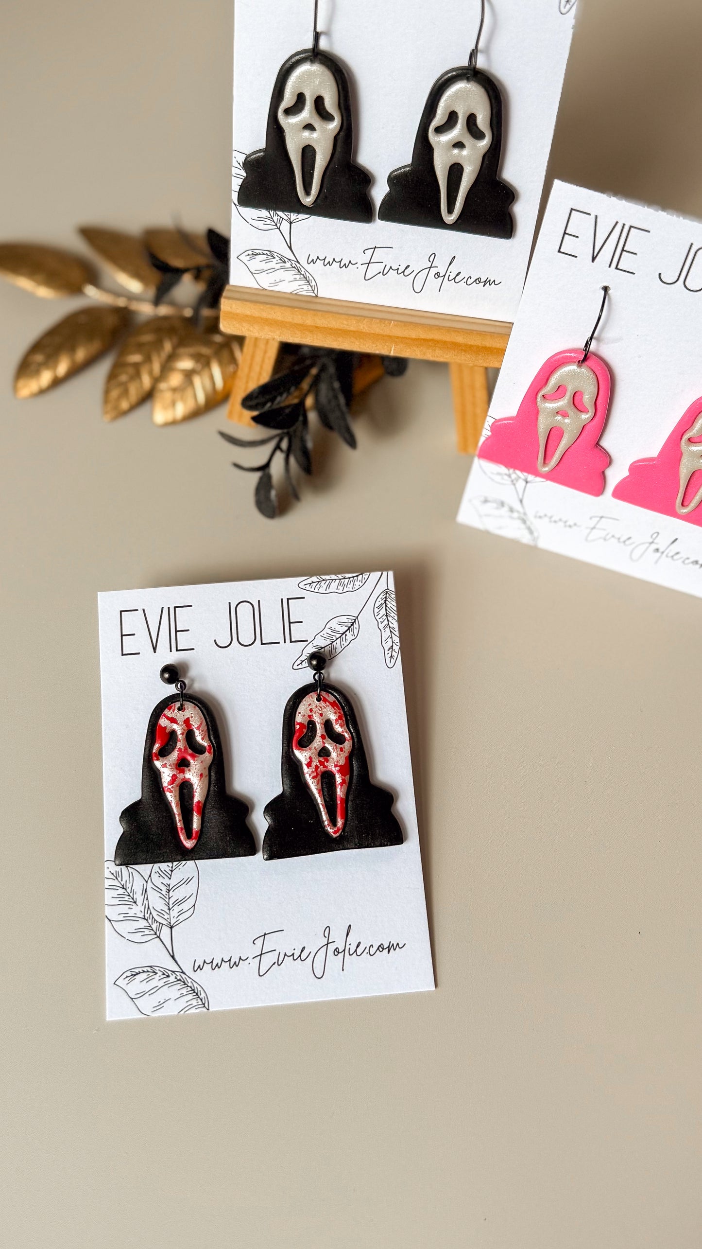 Ghostface Collection | Dangles + Studs