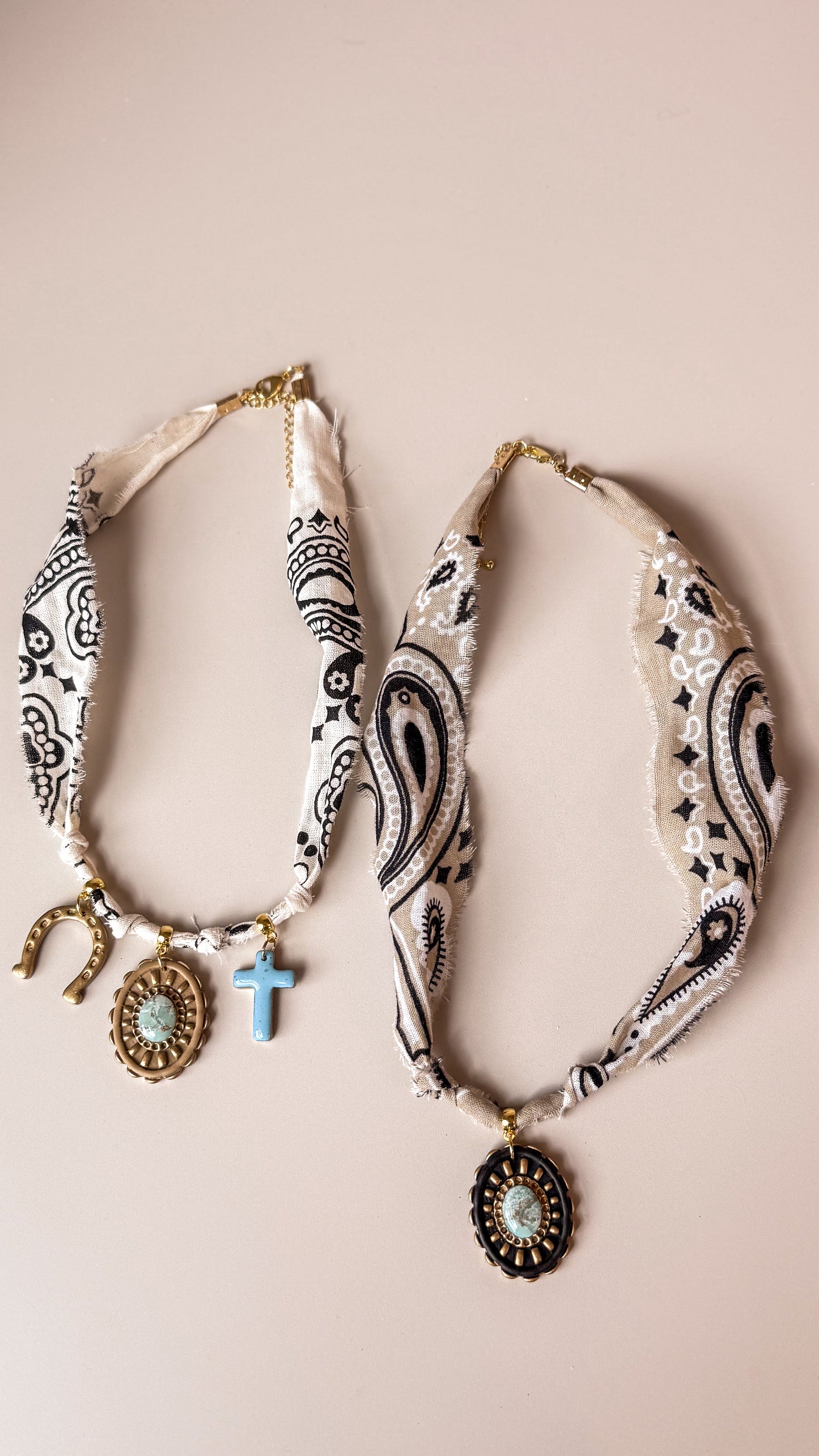 Bandana Charm Necklaces