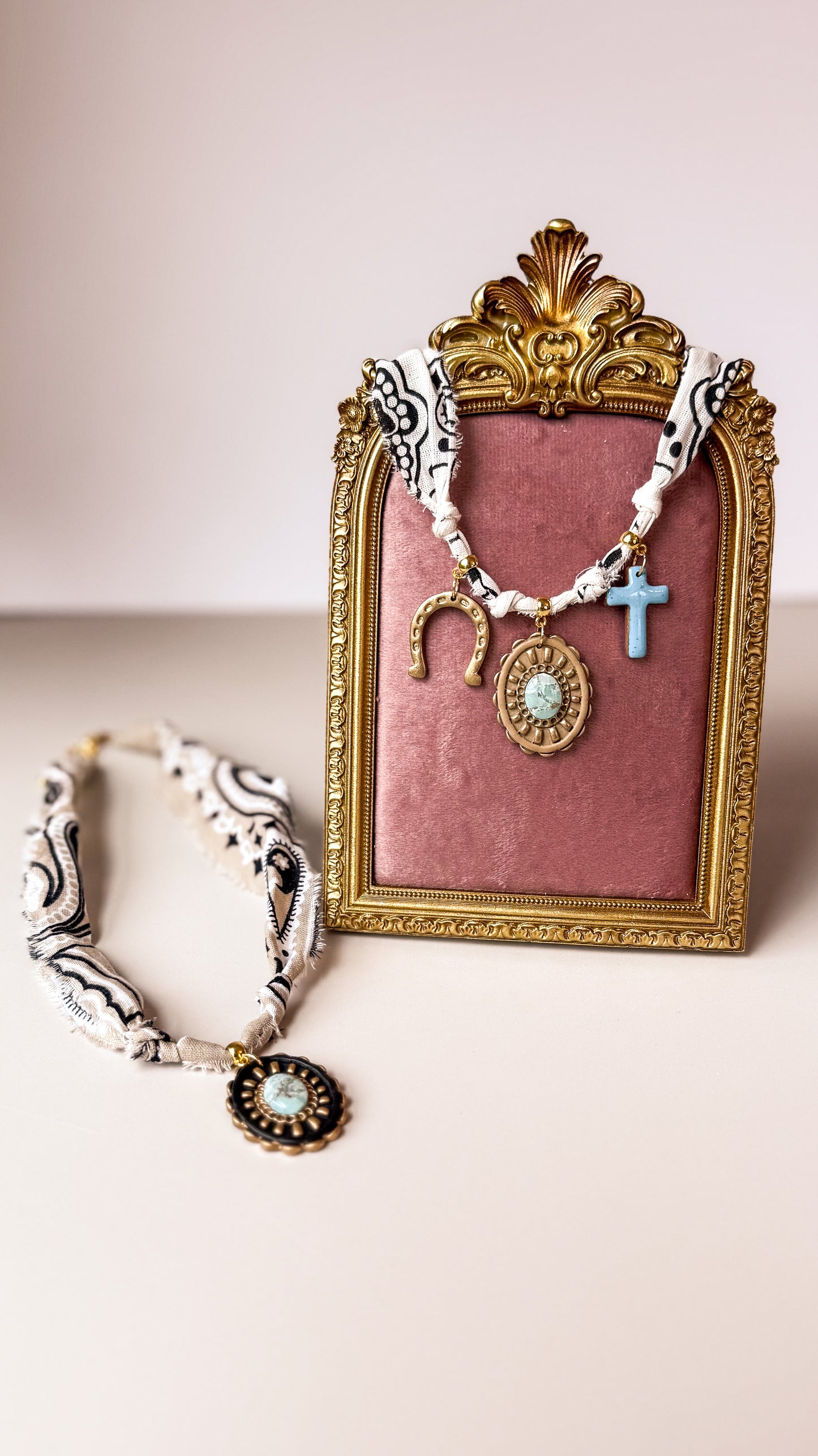 Bandana Charm Necklaces
