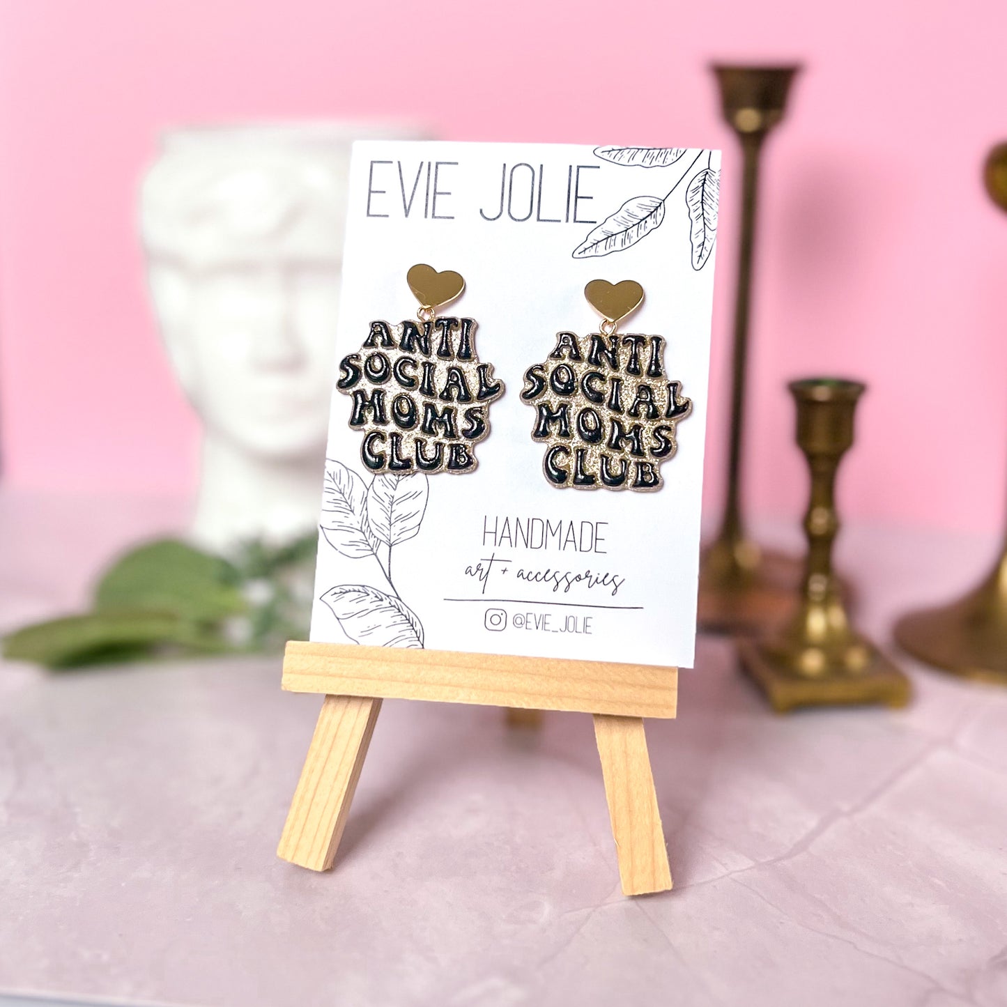 Anti-Social Moms Club Dangles