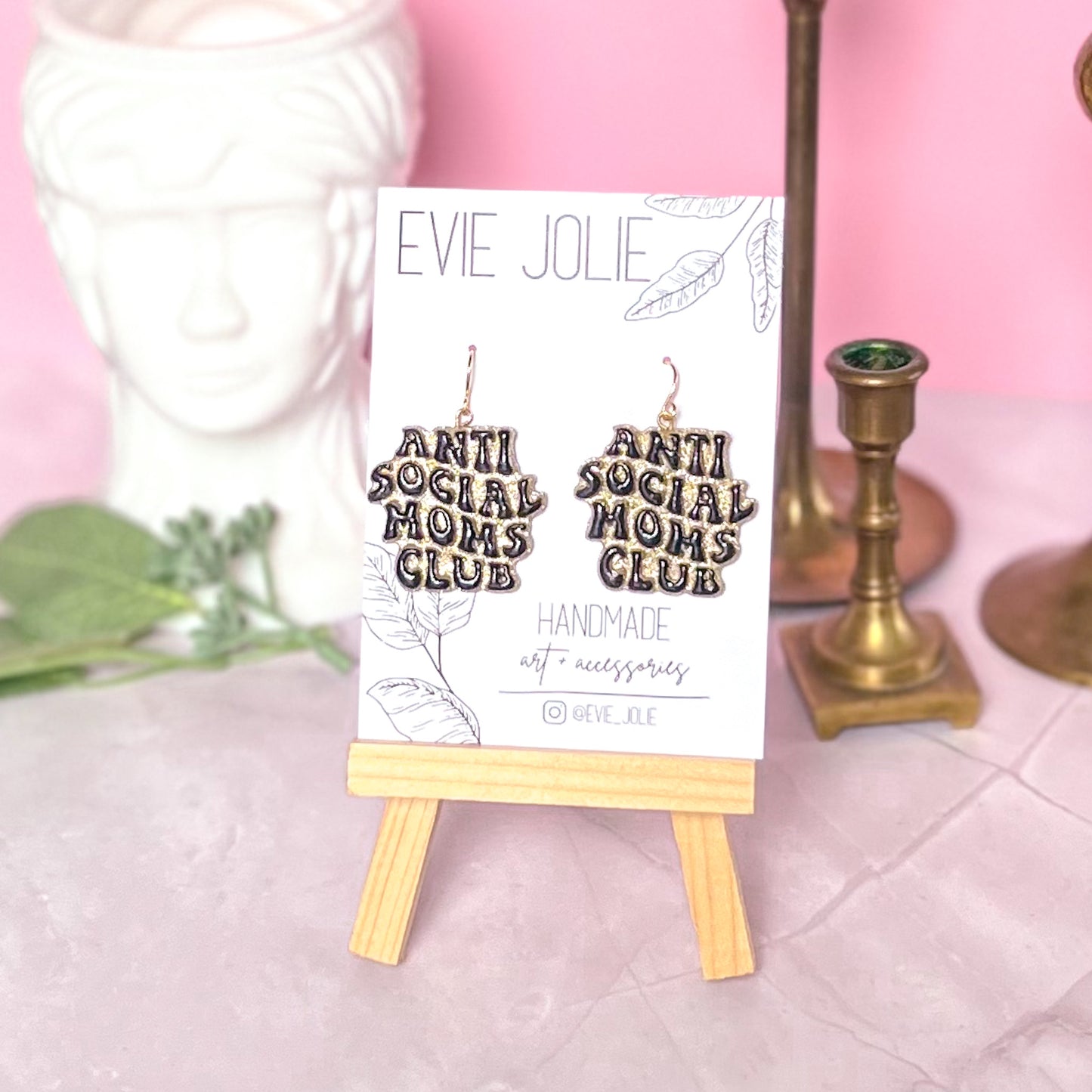 Anti-Social Moms Club Dangles