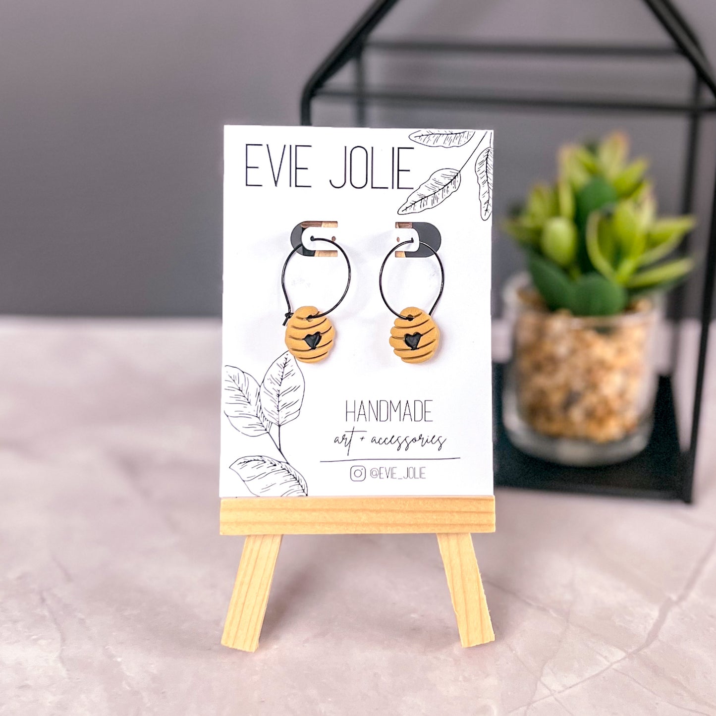 Bees | Dangles + Studs