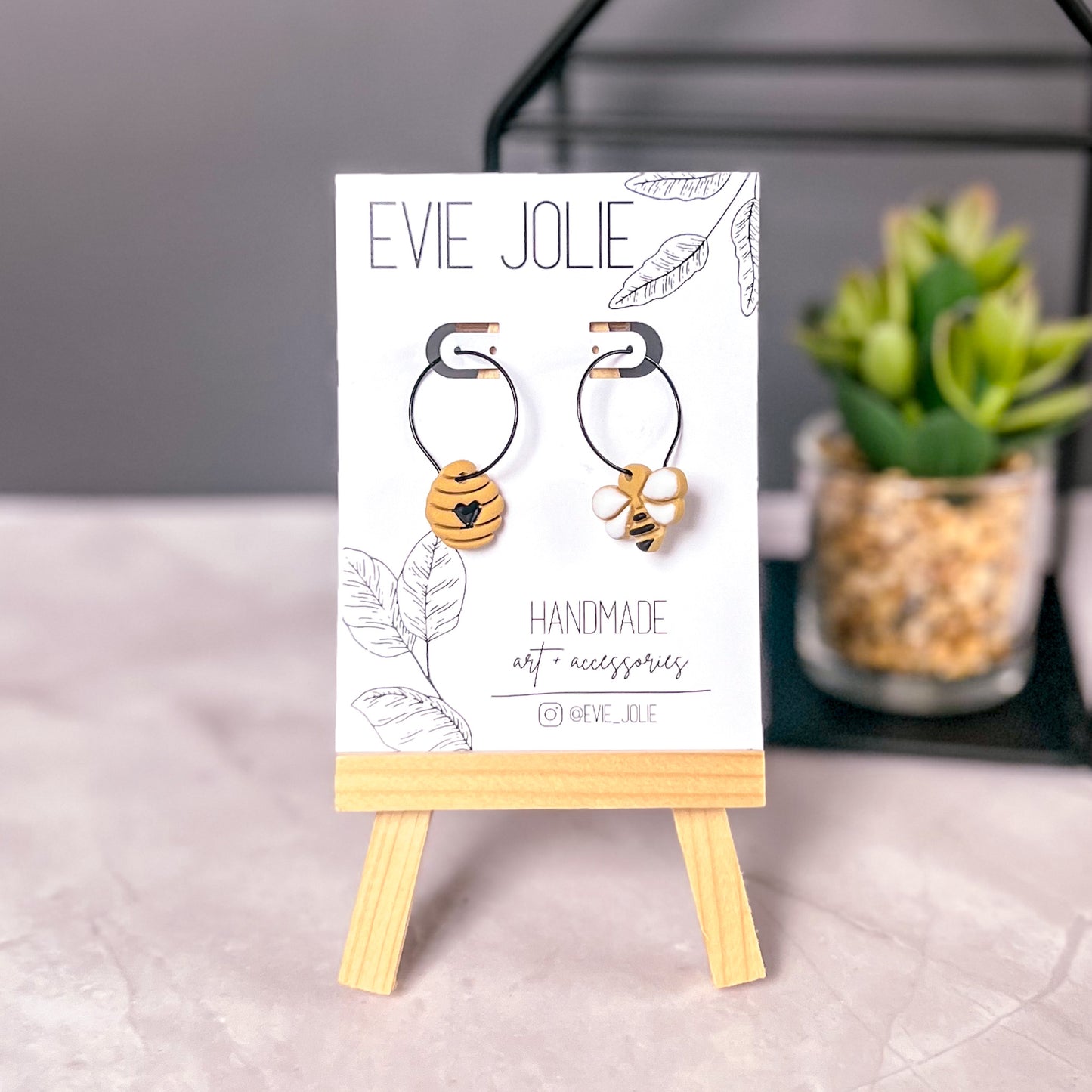 Bees | Dangles + Studs