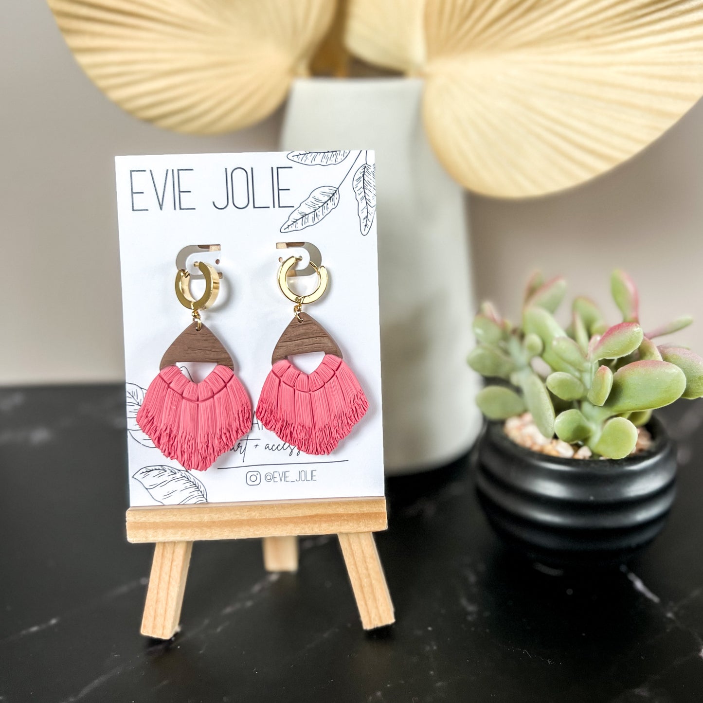 Faux Macramé Fringe Dangles