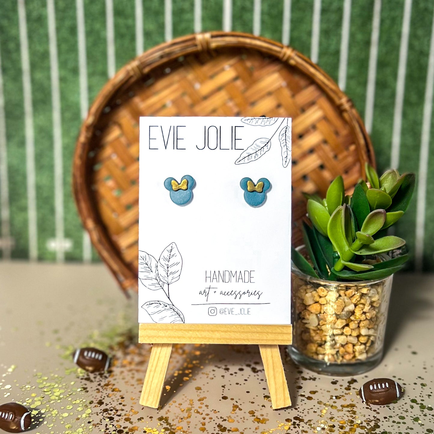 Minnie Mouse | Jags • Teal + Gold