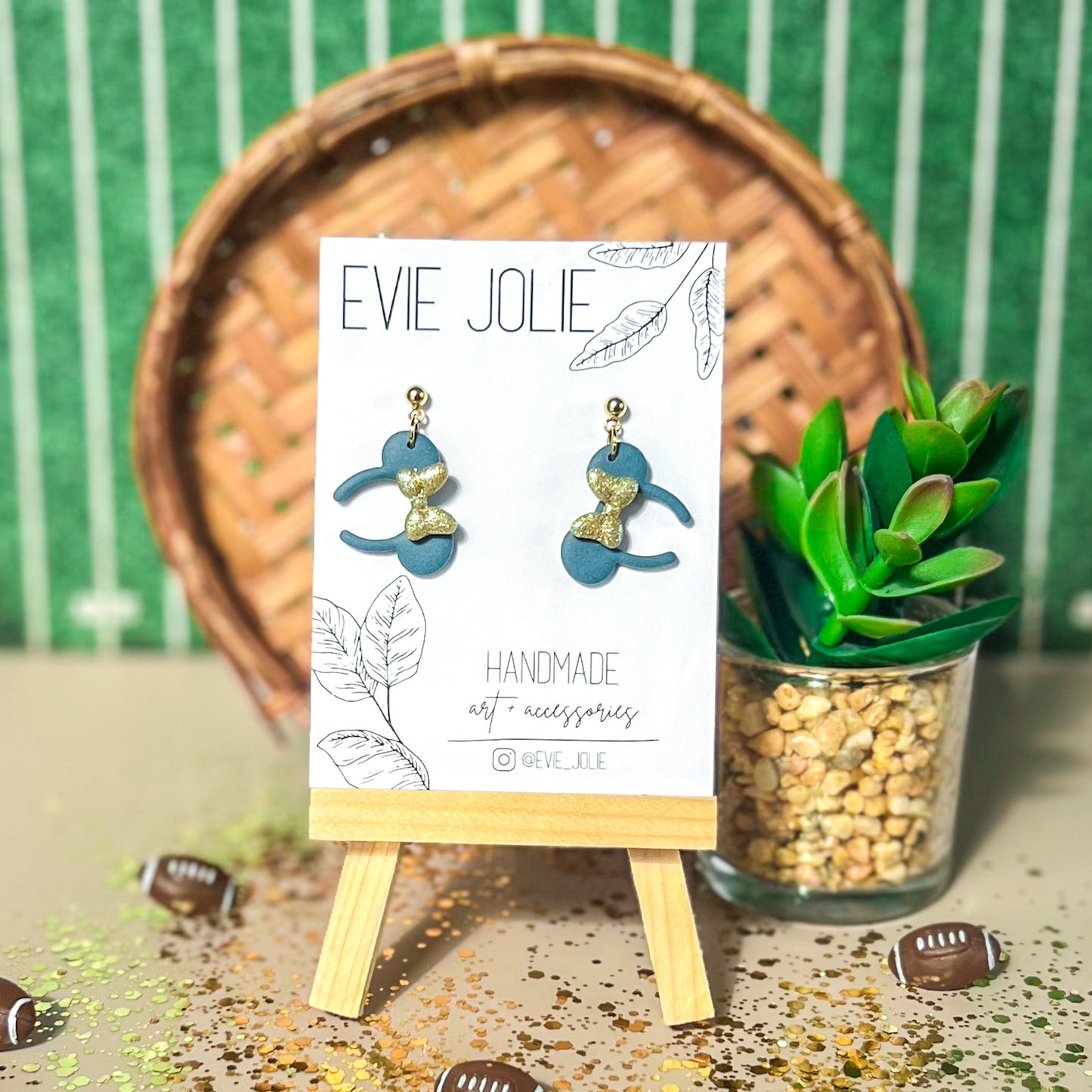 Minnie Mouse | Jags • Teal + Gold
