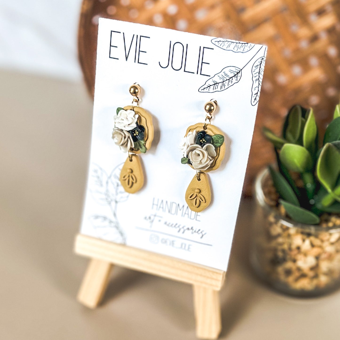 Queen Bee Floral | Estelle Dangle