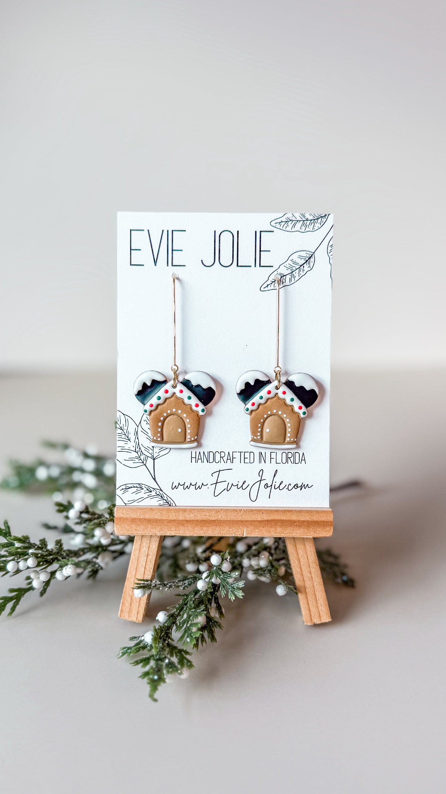 Mouse Gingerbread Dangles