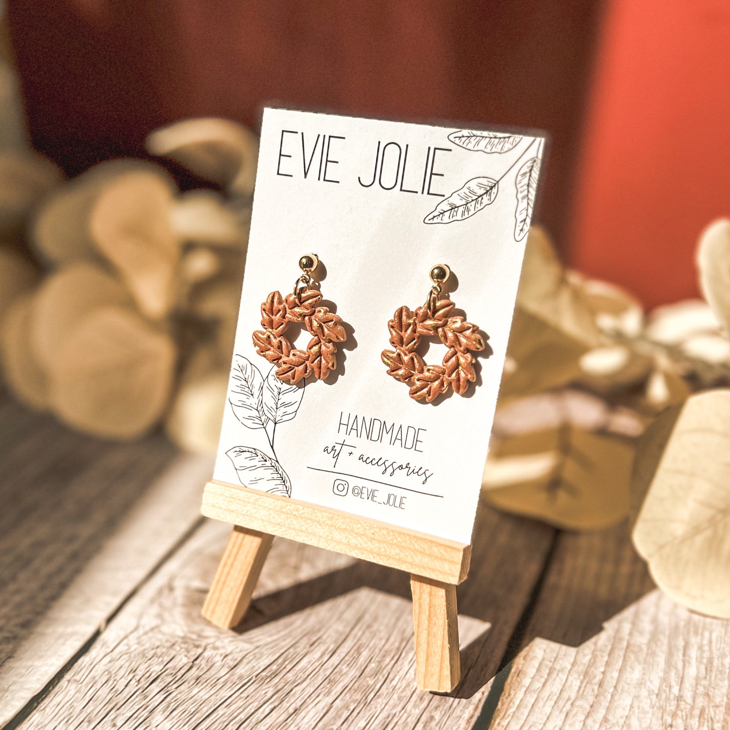 Leaf Wreath | Dangles