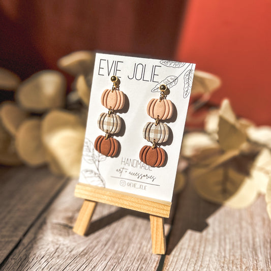 Trio Pumpkins | Chestnut