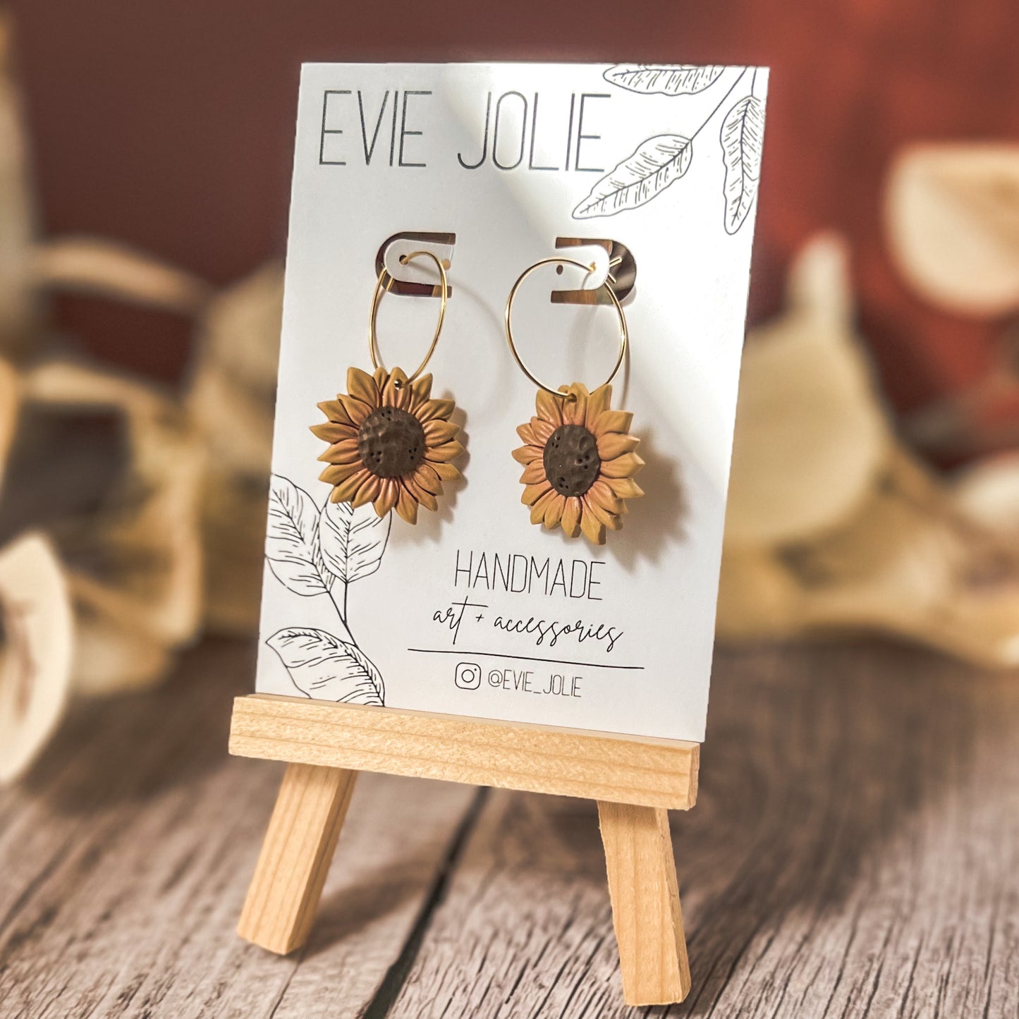 Sunflower Hoops