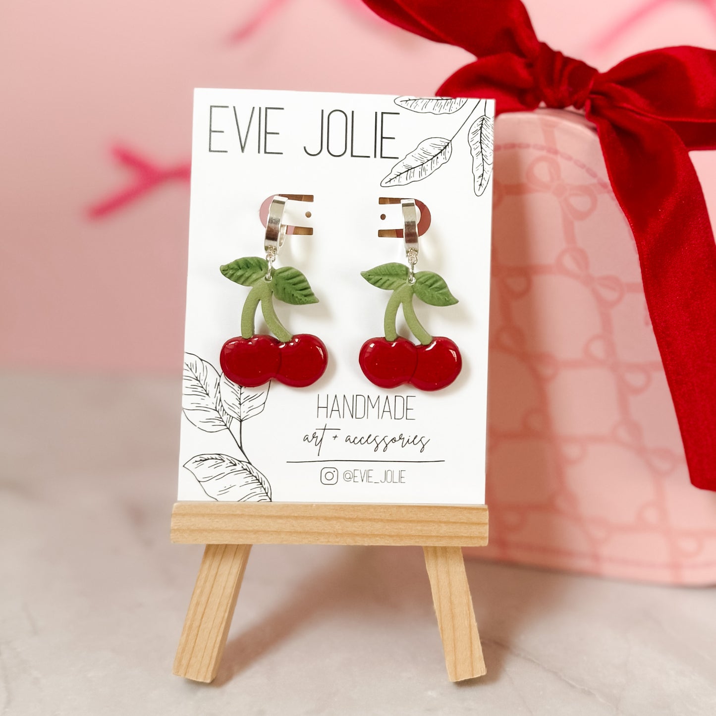 'Mon Chéri' Cherry Dangles