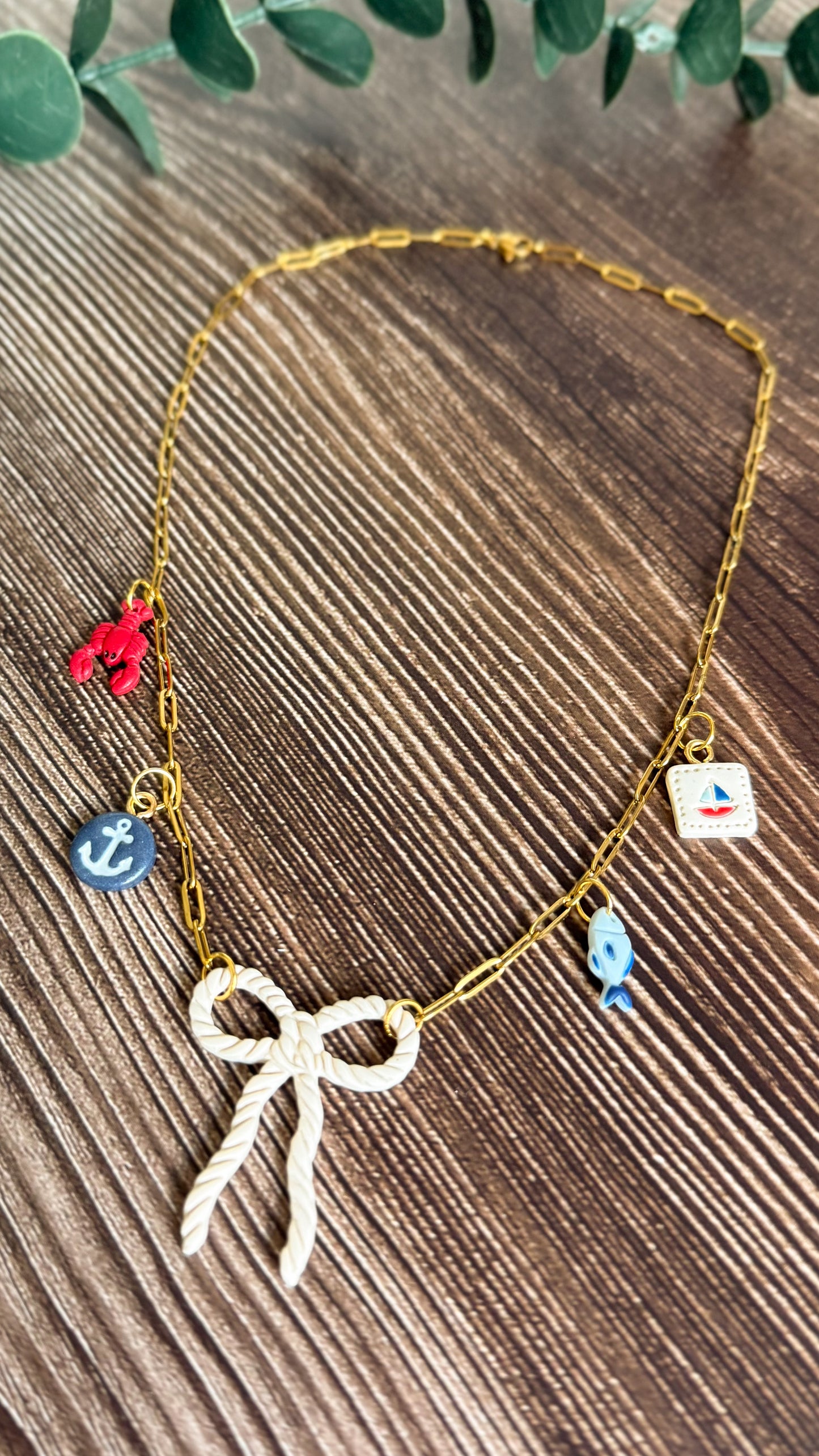Coastal Americana Charm Necklace
