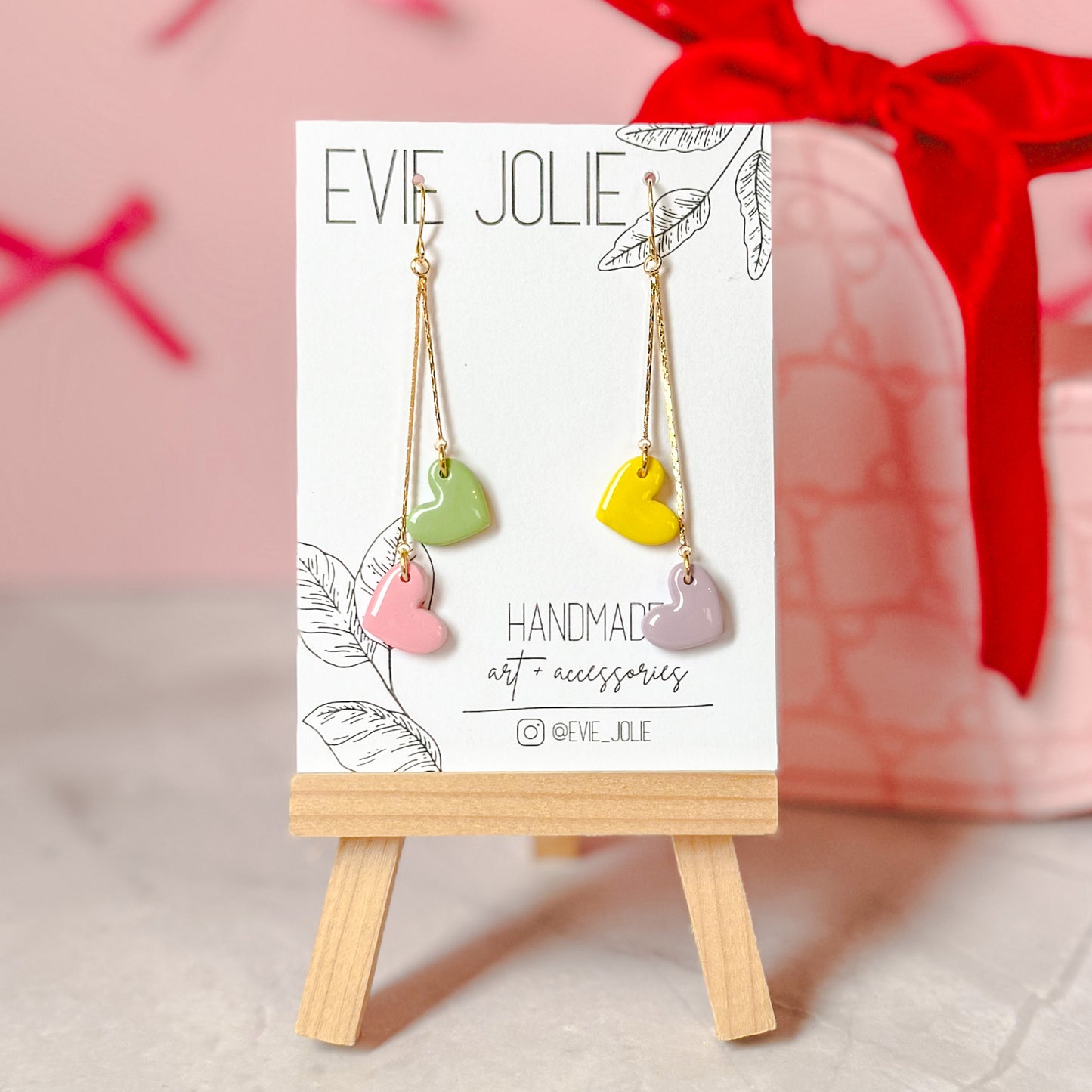 Candy Heart Dangles