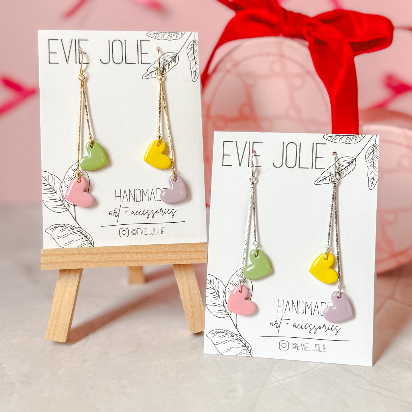 Candy Heart Dangles