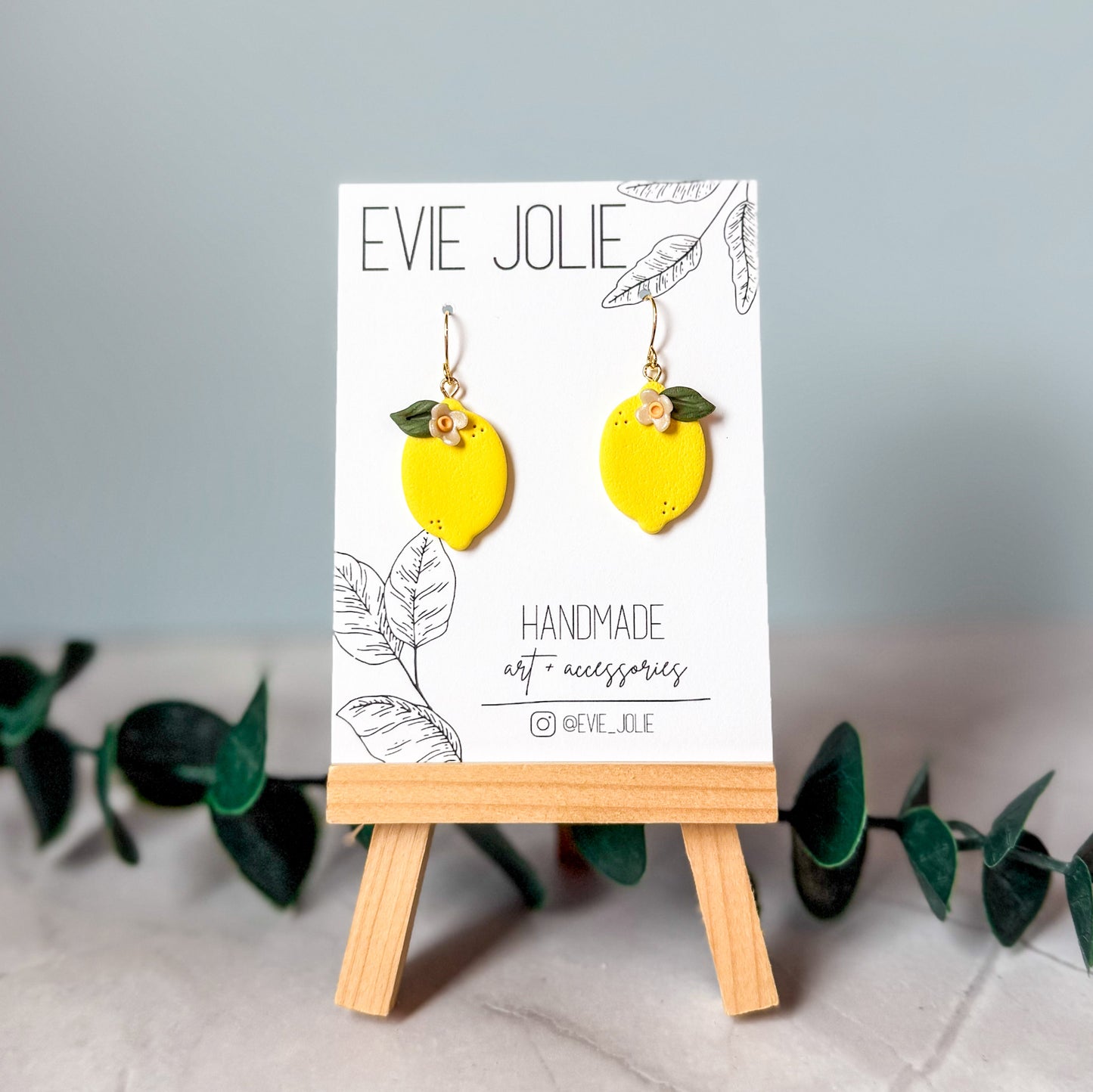 Lemon Love Dangles + Studs