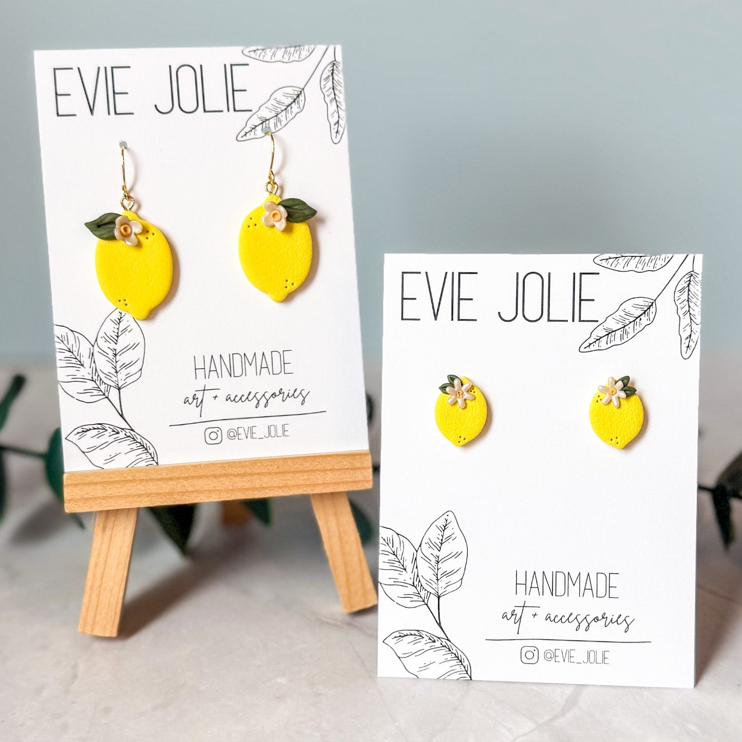 Lemon Love Dangles + Studs