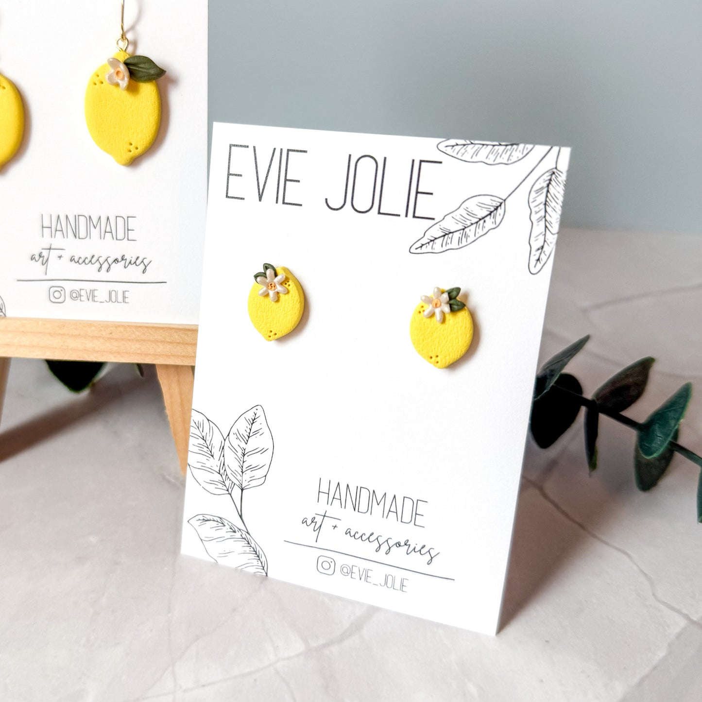 Lemon Love Dangles + Studs