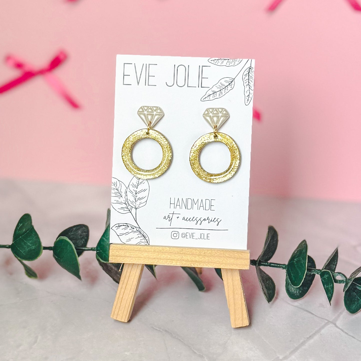 Diamond Ring Dangles