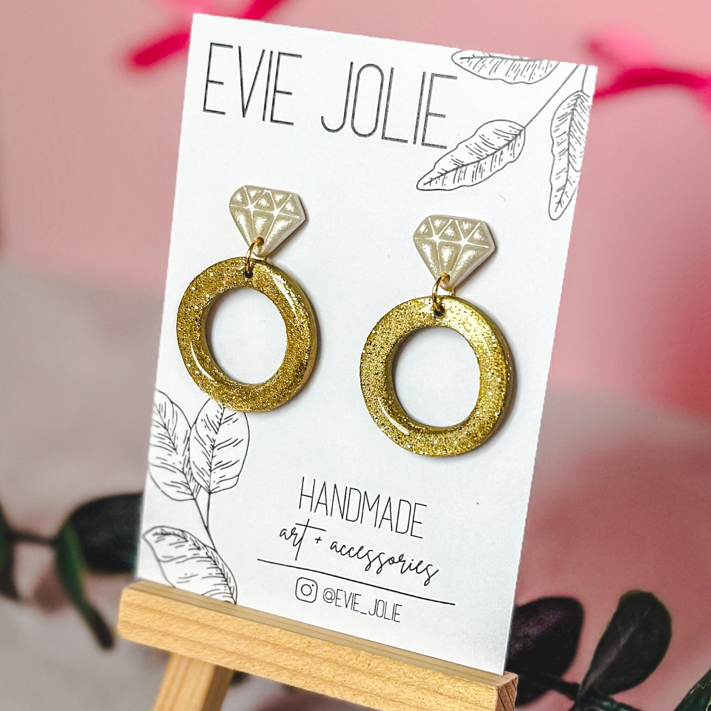 Diamond Ring Dangles