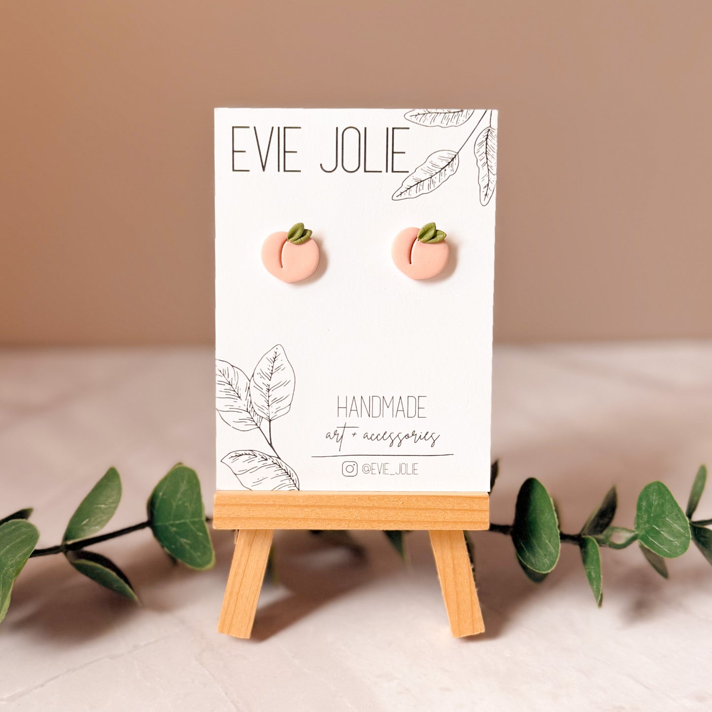 Sweet Peach Studs