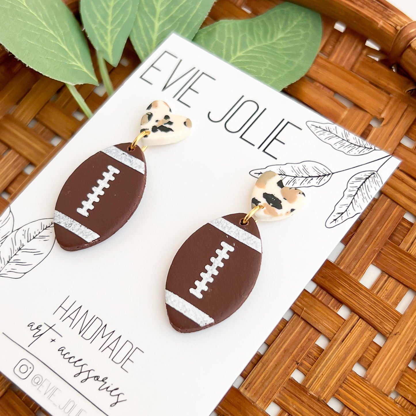 Football Dangles | Jags Leopard