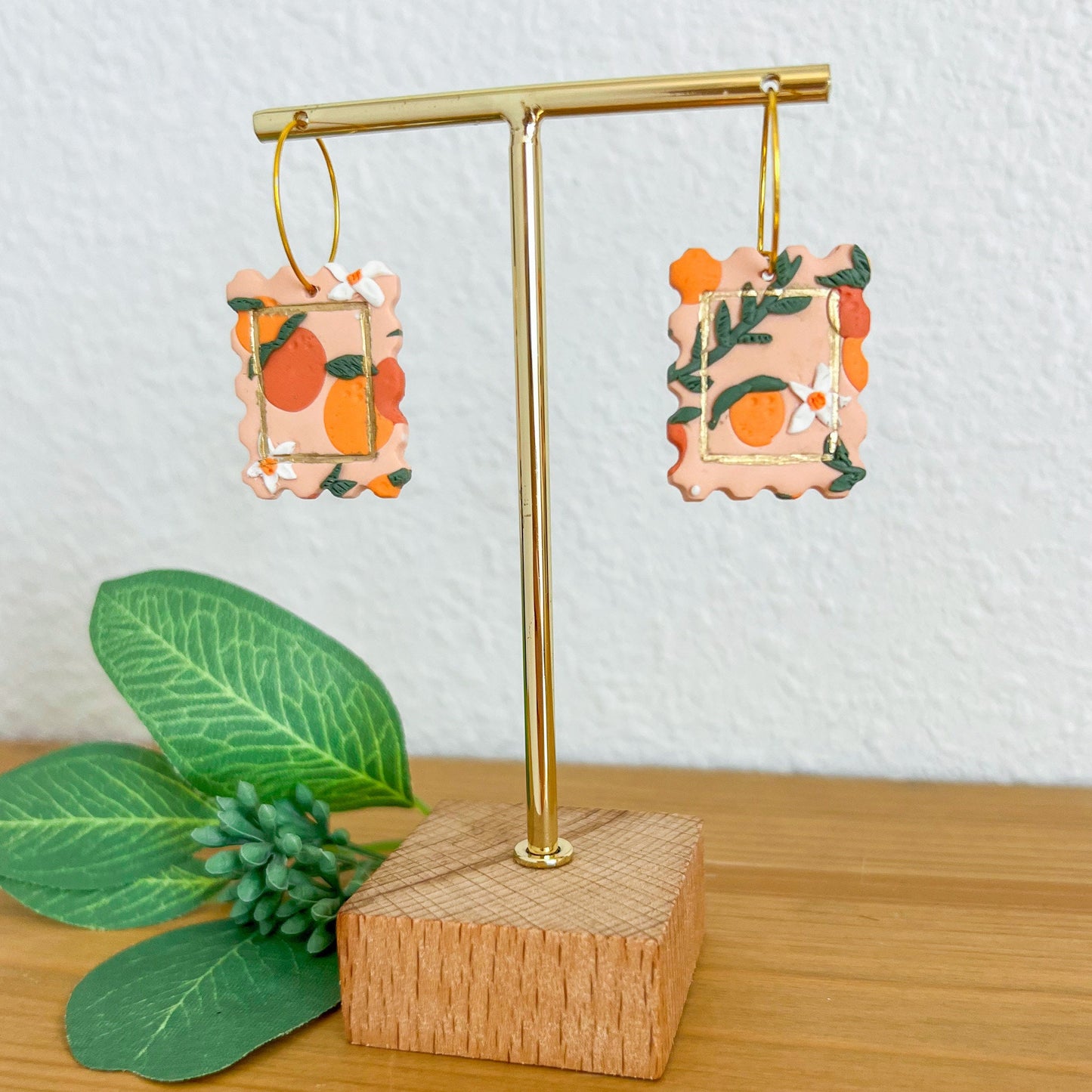 Orange Blossom | Postage Stamp Hoops