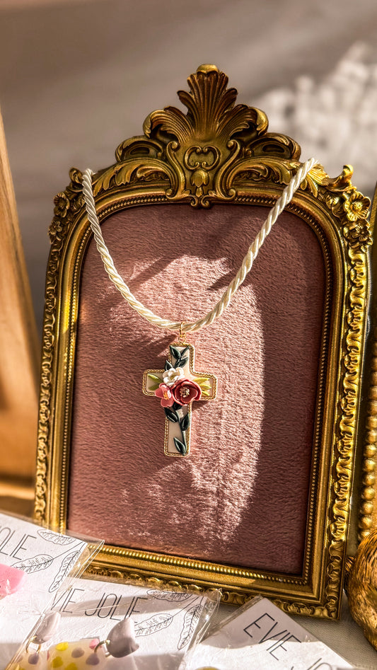 Floral Cross | Necklace