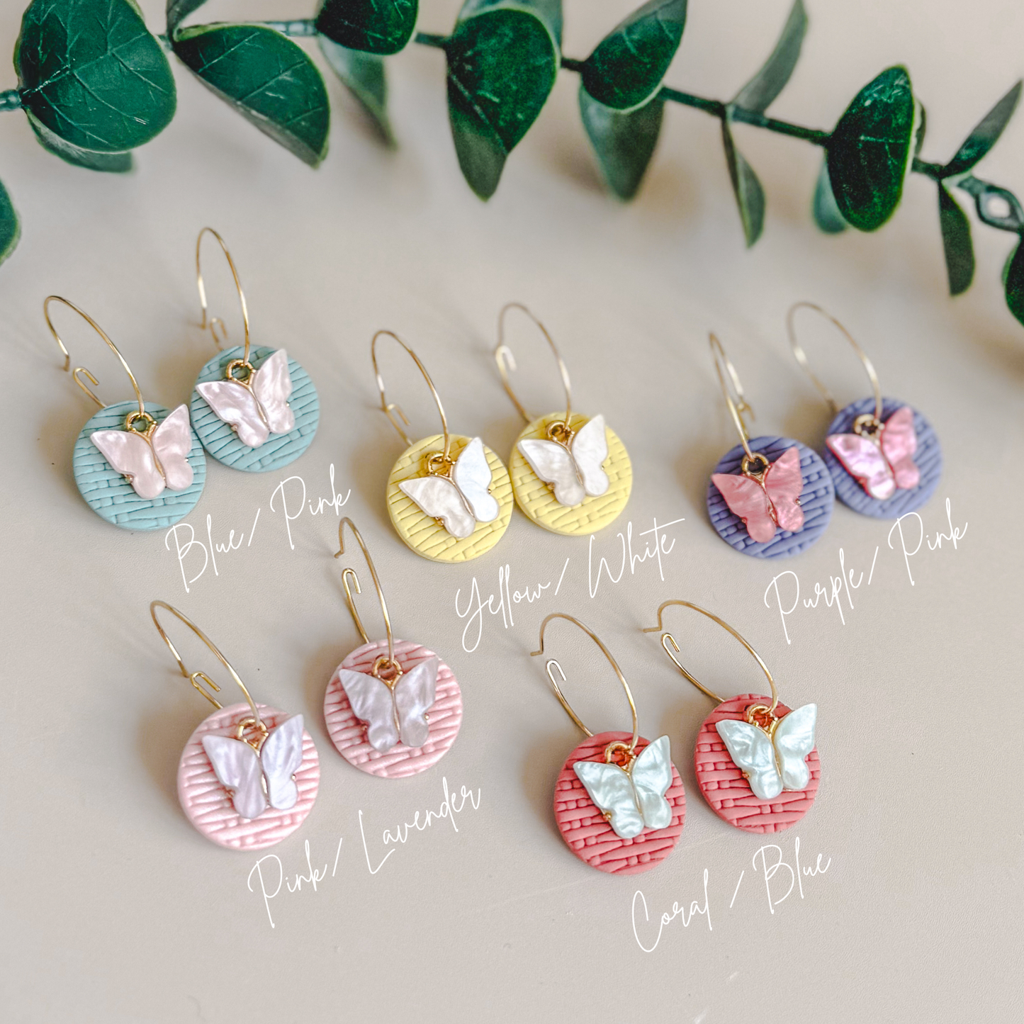 Butterfly Charm | Hoops