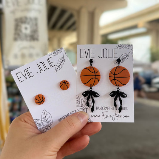 Basketball | Dangles, Hoops + Studs