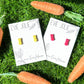 Marshmallow Peeps Bunny Rabbit Studs