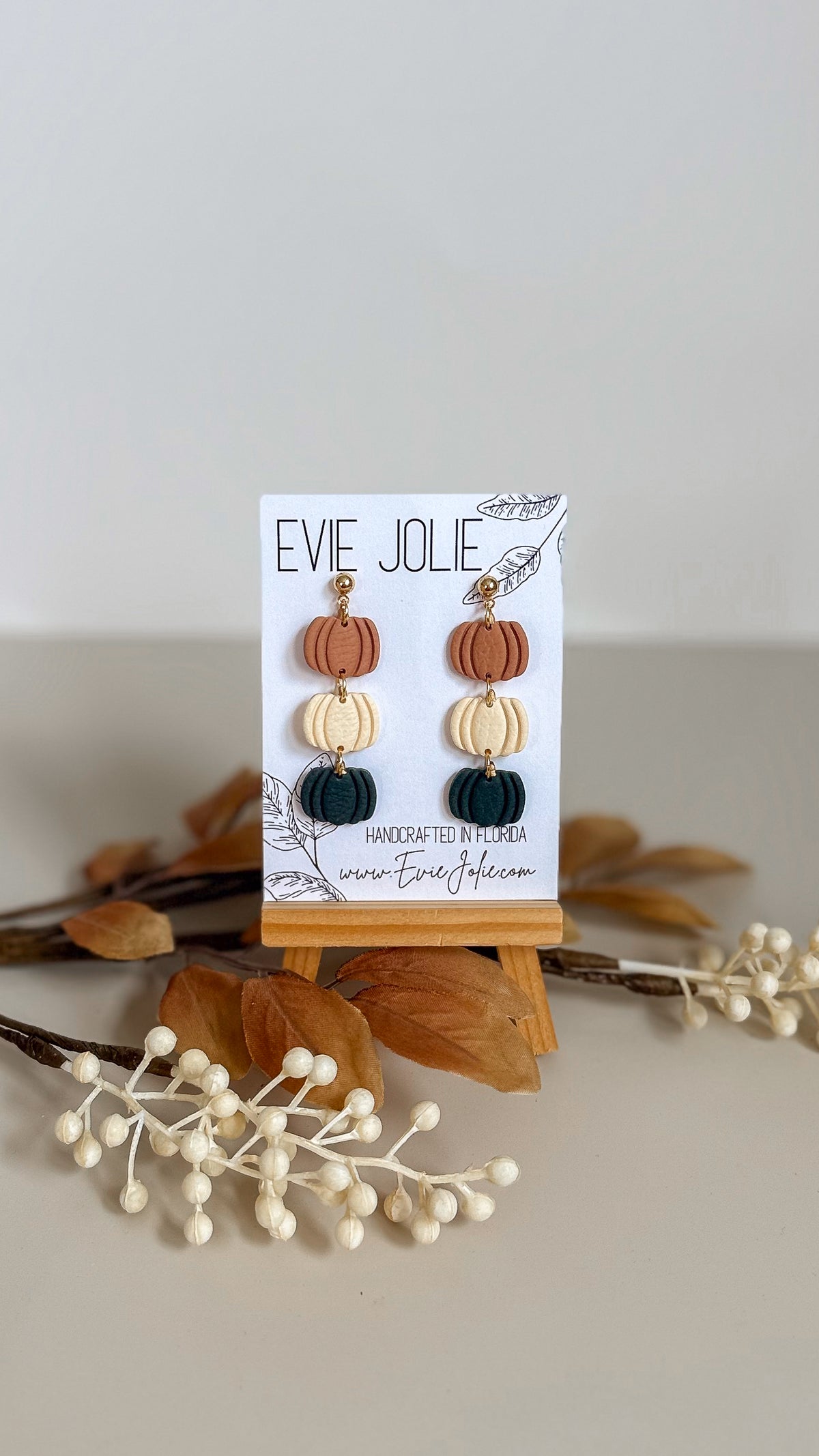 Trio Pumpkins | Charcoal