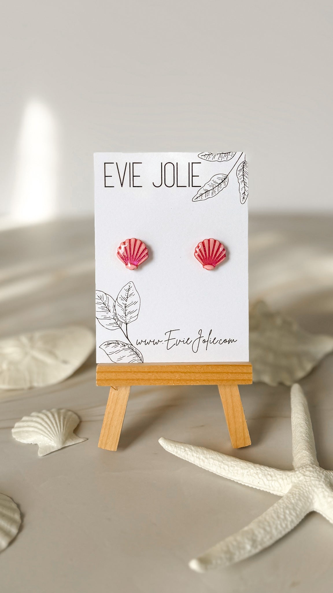 Shimmer Shell Studs