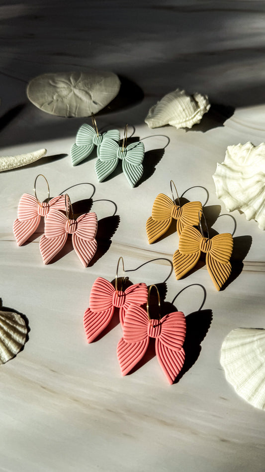 Pinstripe Bows | Hoops