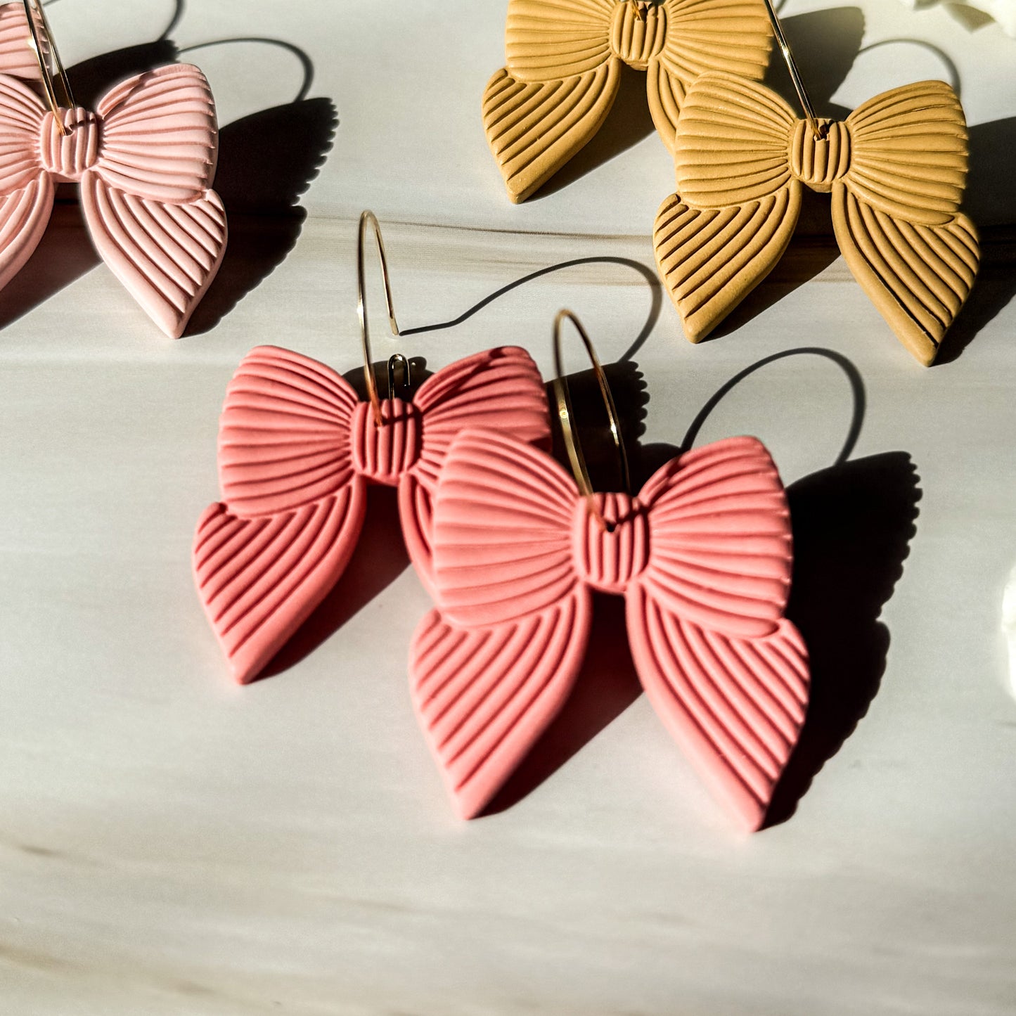 Pinstripe Bows | Hoops