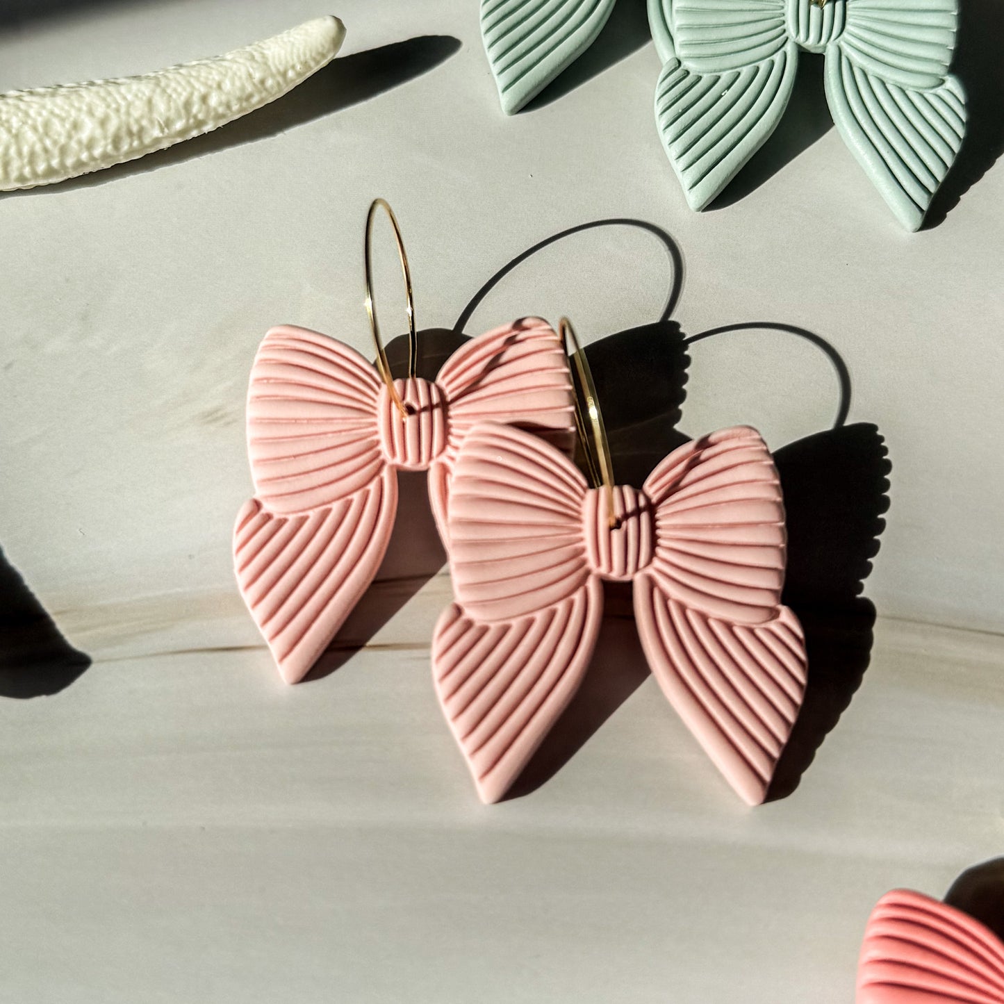 Pinstripe Bows | Hoops