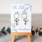Leopard Cross Hoops