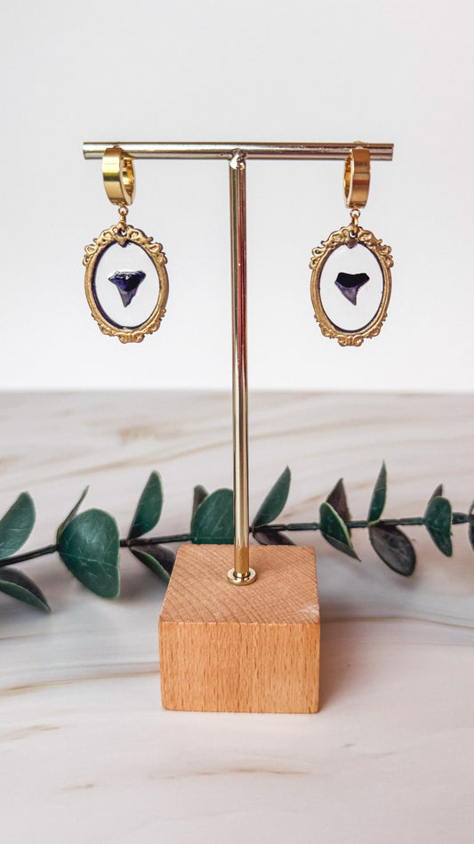 Shark Tooth Chic Frames | Dangles