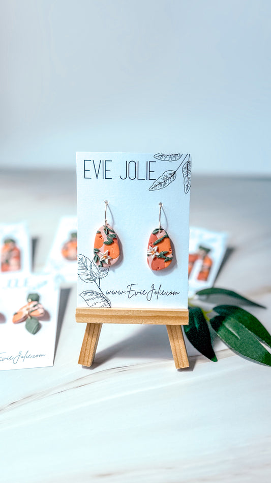 Orange Blossom | Simple Stone Dangles