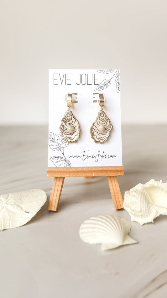 Gilded Oysters | Dangles