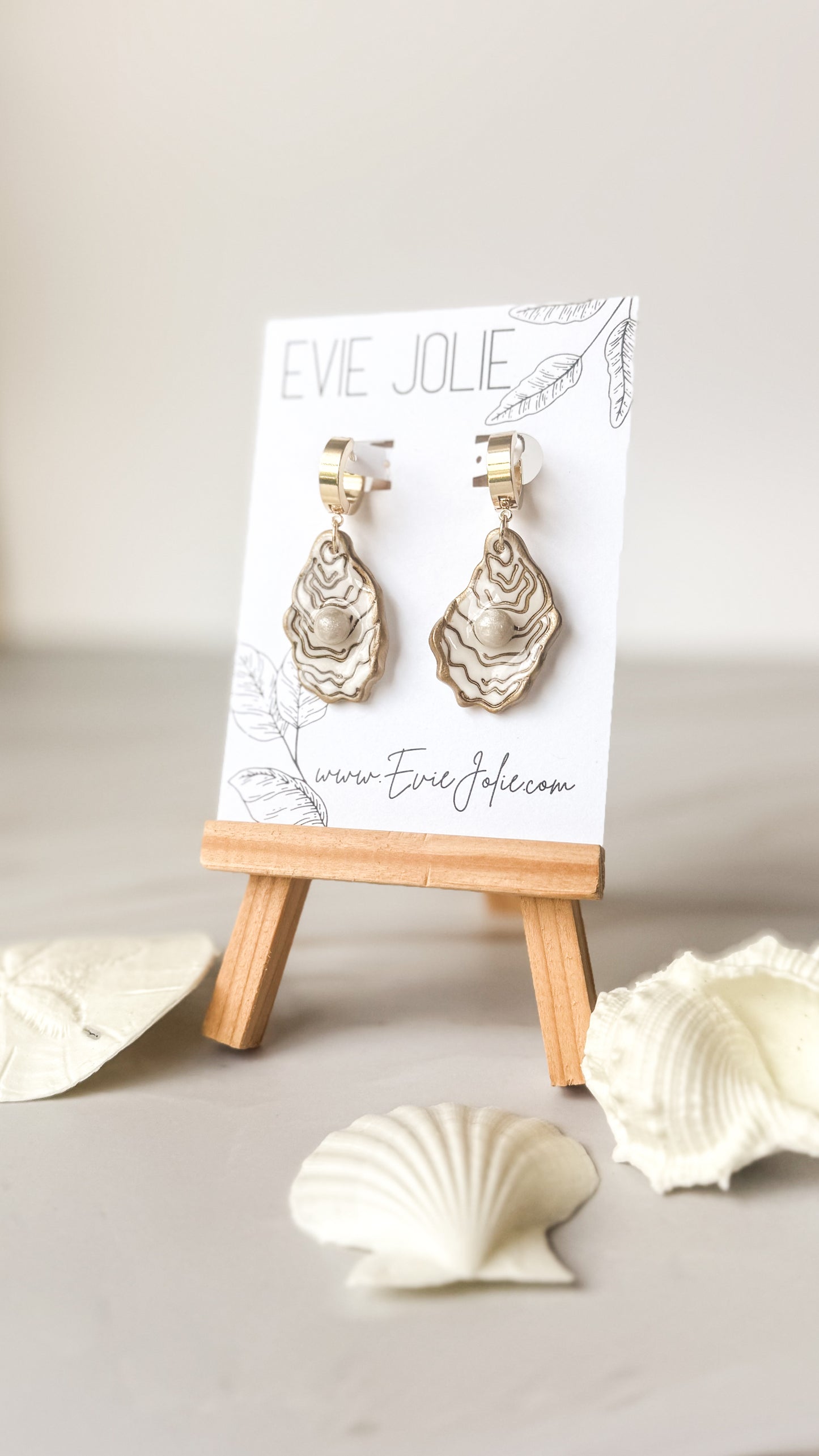 Gilded Oysters | Dangles