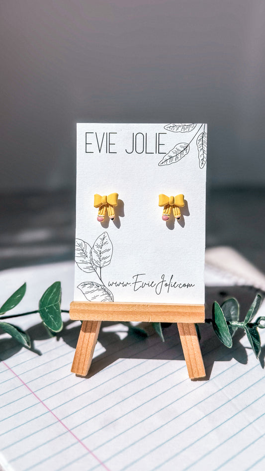 Pencil Bows | Studs