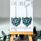 Gold + Teal | Jaguar Dangles