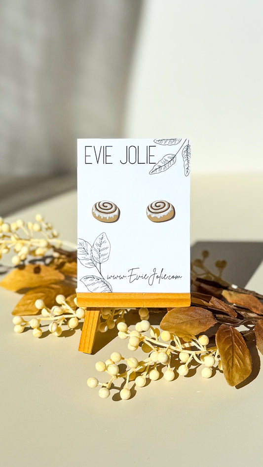 Cinnamon Roll Studs